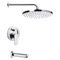 Tub and Shower Faucet Set with Rain Shower Head